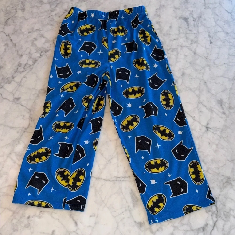 Carter's Kids Pajama Dinosaur Festive & Batman Bottoms Bundle  5/6Y